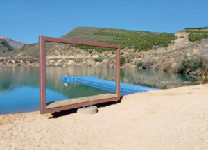 La playa de Santolea se inaugura el 22 de abril como un nuevo referente de ocio
